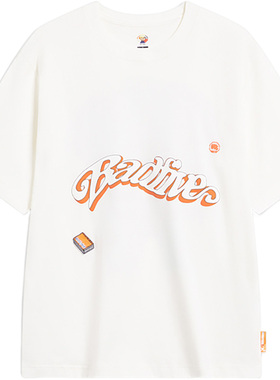 Lining/李宁秋季男子新款篮球系列圆领宽松透气短袖T恤AHST893