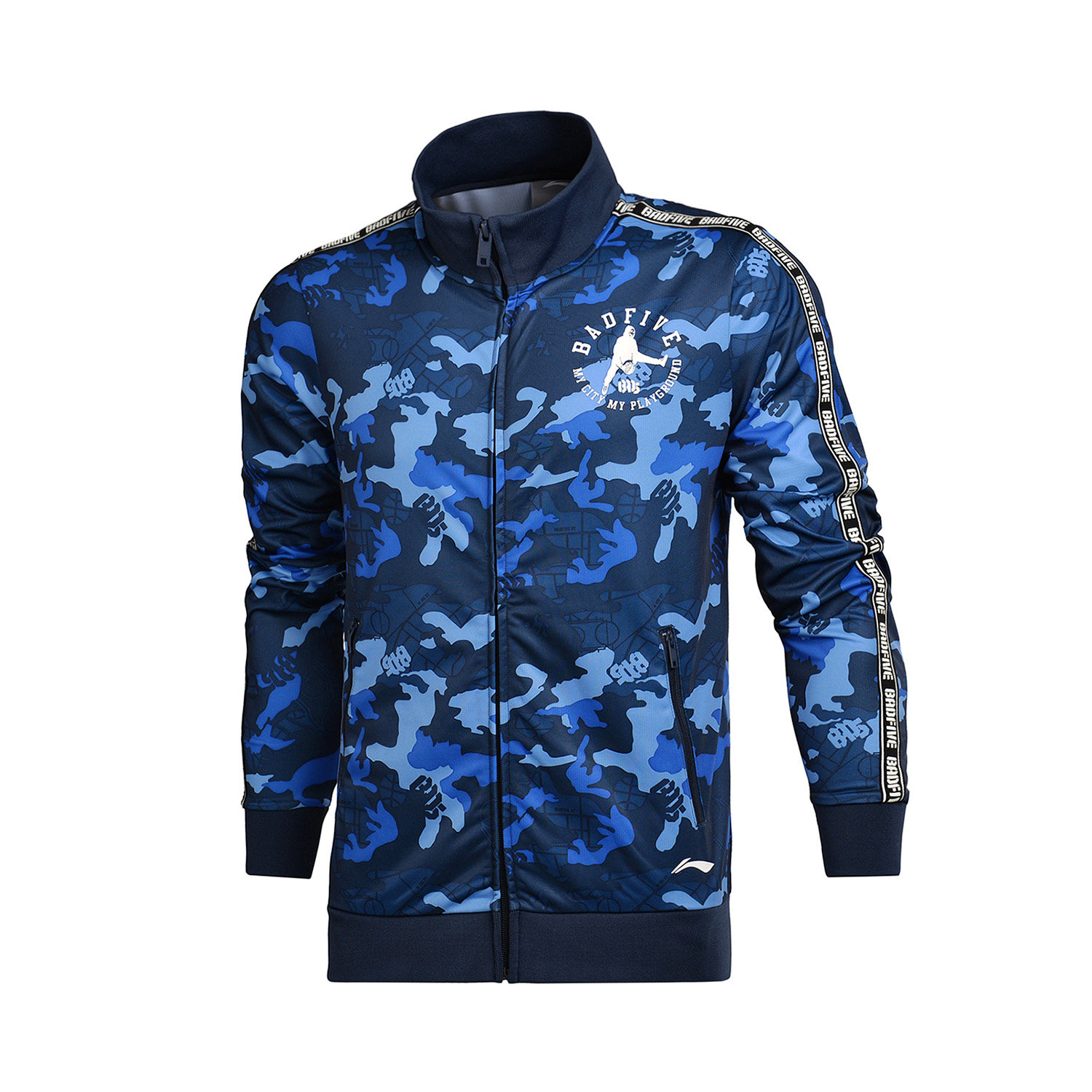 李宁正品20秋新款男款篮球系列开衫外套卫衣运动服AWDM341