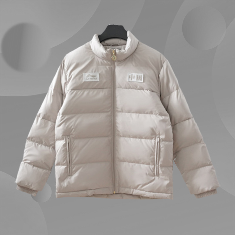 中國李寧短羽絨服新款運動保暖