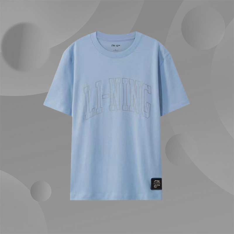 中国李宁CHINATOWN MARKET联名字母LOGO印花运动短袖T恤 AHSR903