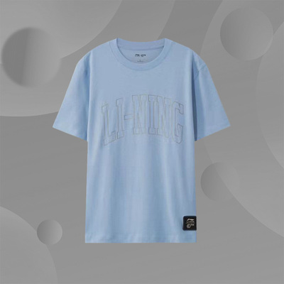 中国李宁CHINATOWN MARKET联名字母LOGO印花运动短袖T恤 AHSR903