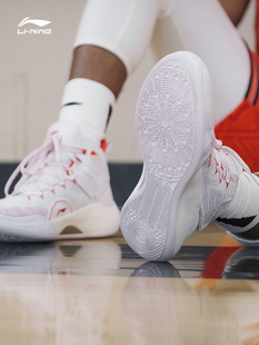 LINING李宁正品 CJ1一代爱人婚礼 䨻经典舒适休闲男篮球鞋ABAR019