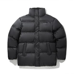 李宁正品健身系列男女同款户外运动训练保暖连帽羽绒服AYMV733