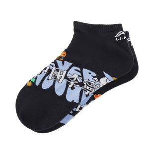 李宁正品 AWSV099 Henry Jones艺术家限定系列男女抗菌低跟袜一双装