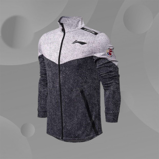 男装 李宁运动服CBA赞助版 卫衣大码 开衫 运动服AWDN917 篮球服新款