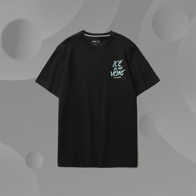 李宁宽松吸汗韦德短袖文化衫