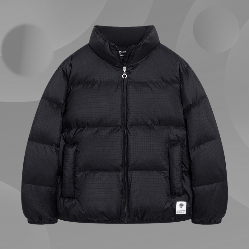 李宁正品男子保暖立领羽绒服