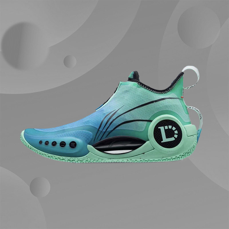 LiNing李宁韦德之道9 纯白迈阿密高帮实战耐磨篮球鞋 ABAR119