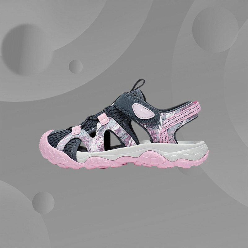 lining/李宁正品女大童跋涉 1.5包头透气防滑户外运动凉鞋ykut016