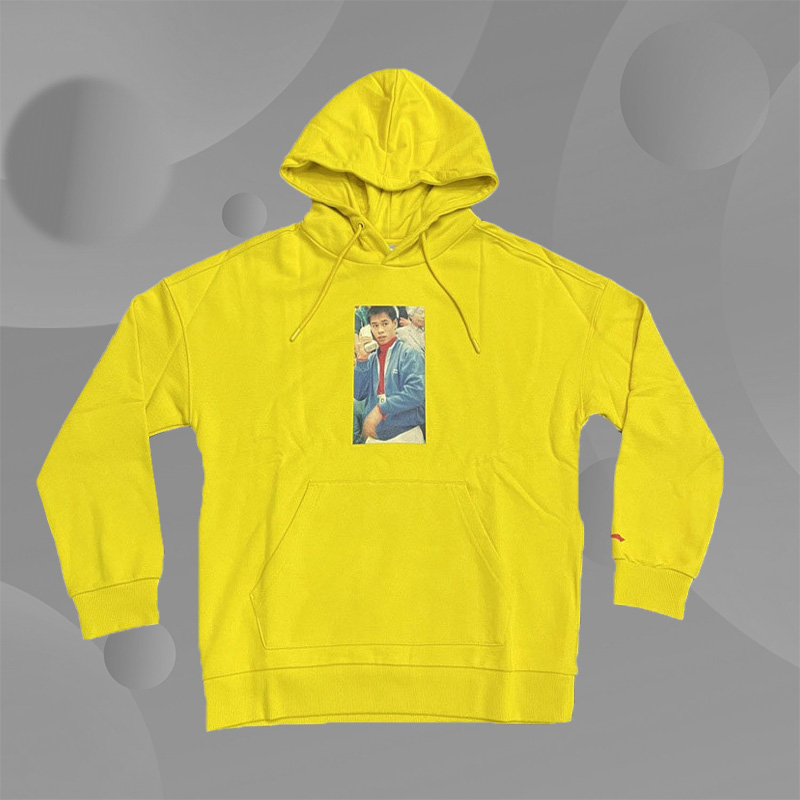 中国李宁卫衣男装联名连帽套头衫宽松休闲针织图案卫衣AWDNB63