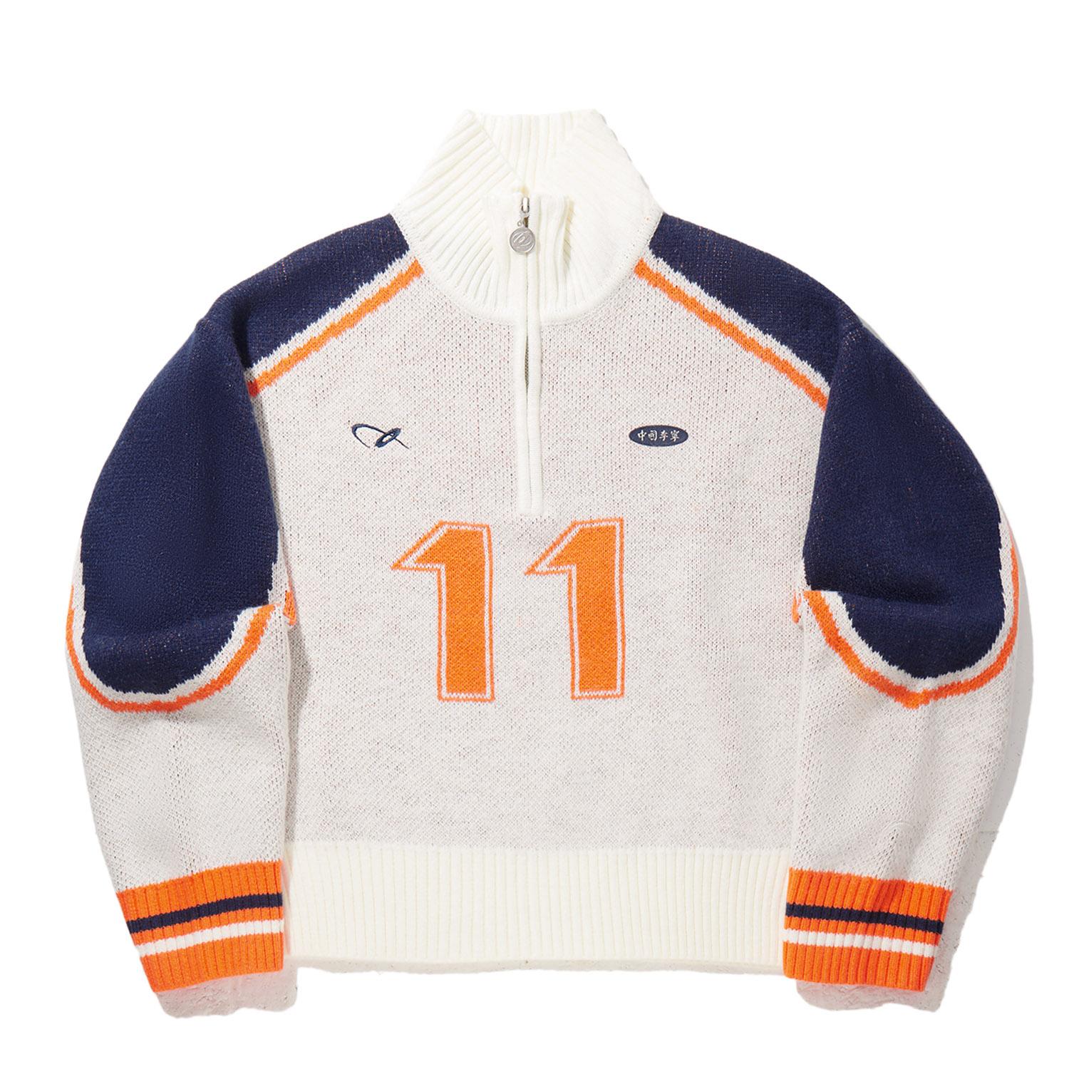 李宁正品2025新款女子宽松潮流拼色休闲立领套头编织衫AMBV442