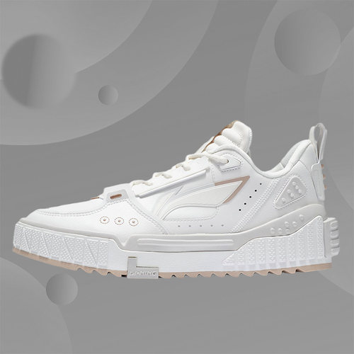 李宁男子低帮舒适透气休闲板鞋