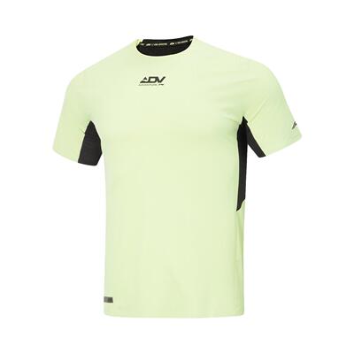 李宁正品2025新款男子反光速干凉爽抗菌修身运动短袖T恤ATSV097