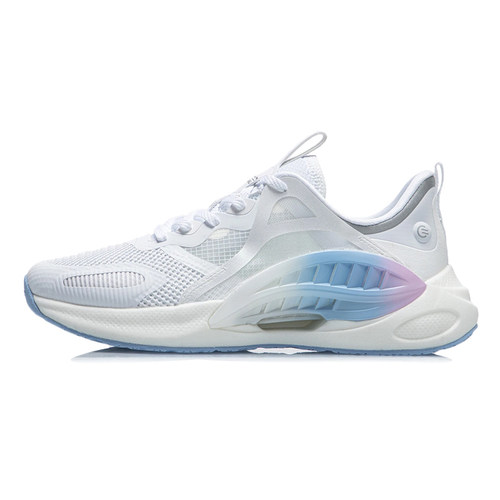 正品Lining李宁女子潮流休闲鞋弈星超凡透气跑步鞋时尚夏AGLR044