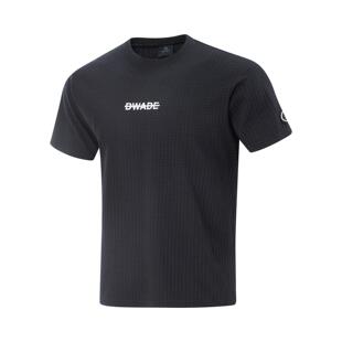 李宁正品 T恤ATSV329 韦德系列男子运动休闲冰感舒适圆领印花短袖