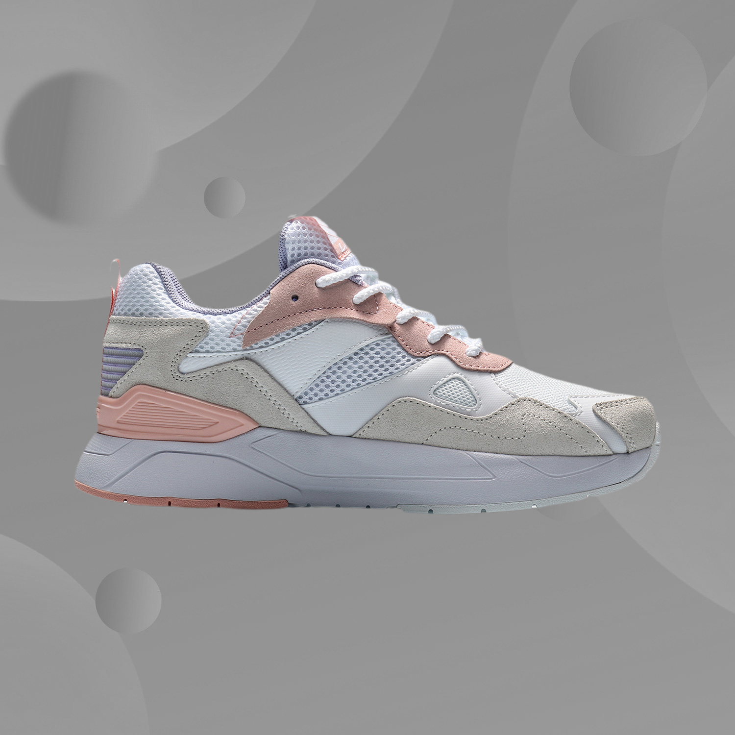 李宁正品春秋女子经典复古慢跑鞋