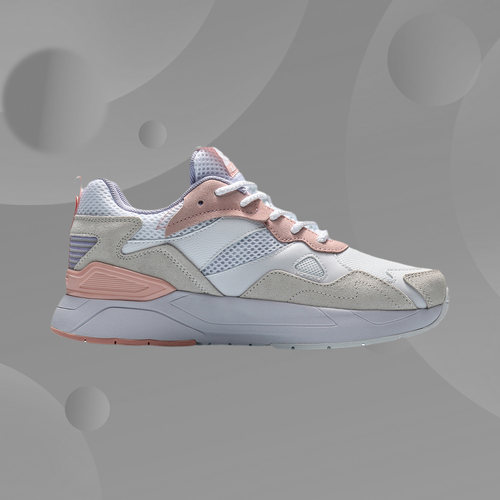 李宁正品春秋女子经典复古慢跑鞋