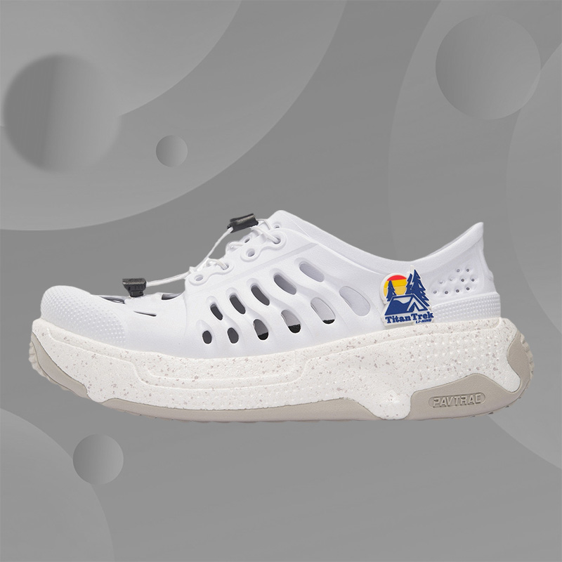 正品LINING李宁盘古TREK男防滑软底 洞洞鞋运动休闲板鞋AZGS018-2