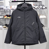 男大童加厚保暖运动休闲连帽棉服YJMU019 新款 2024冬季 李宁正品