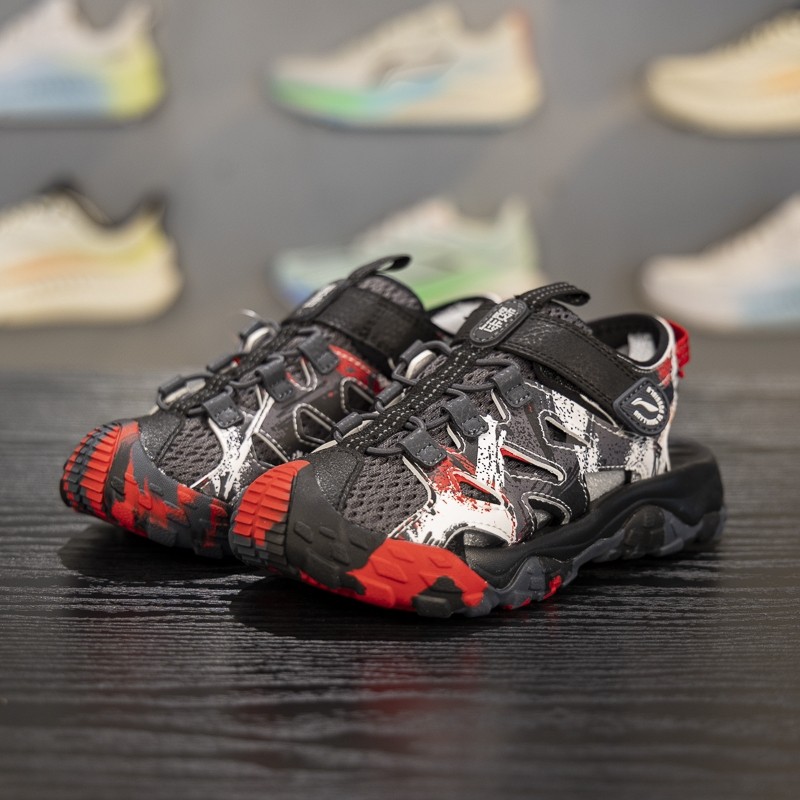 李宁正品2025夏季男女小童防滑耐磨透气低帮运动凉鞋YKEV030-5,童鞋/婴儿鞋/亲子鞋,凉鞋,淘宝优惠券,粉丝福利购,淘宝优惠卷