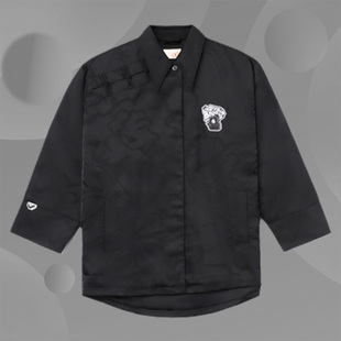 中国李宁反伍街头系列女新秋款国潮宽松运动休闲长袖外套 AFDR772