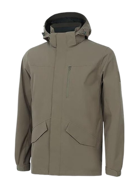 李宁新款男子运动休闲防泼水连帽外套【户外人20度穿搭】AFDT751