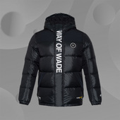 短款 李宁正品 韦德系列男士 新款 羽绒服保暖运动服外套AYMR131 冬季