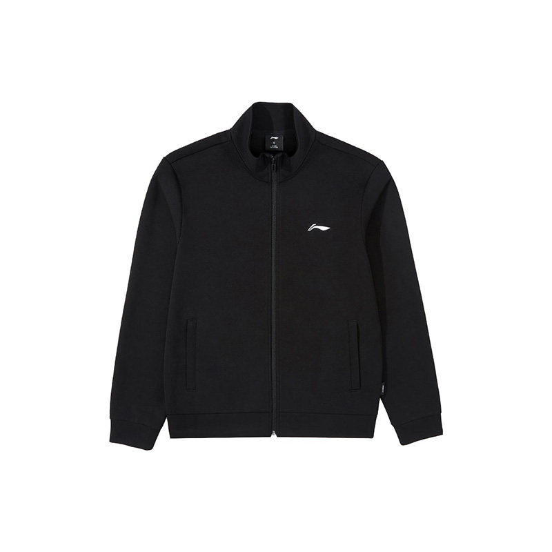 Lining/李宁正品2023年新款男子纯色休闲运动立领外套 AWDTD75