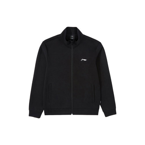 Lining/李宁正品2023年新款男子纯色休闲运动立领外套 AWDTD75