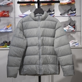 李宁正品 运动潮流系列男子纯色立领轻盈保暖鸭绒羽绒服AYMU353