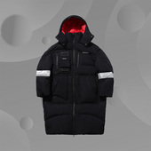 羽绒服AYMP159 系列连帽保暖长款 冬李宁正品 男子运动时尚