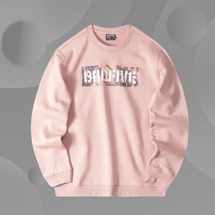 李宁上衣套头无帽卫衣秋冬新款男子篮球圆领加绒运动 AWDRB91