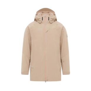 李宁正品1990男子防风保暖中长款鹅绒连帽户外运动羽绒服AYMV035