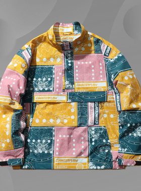 新品李宁正品潮流CF溯系列隍城烟云-洛阳男子宽松夹克AJDR237