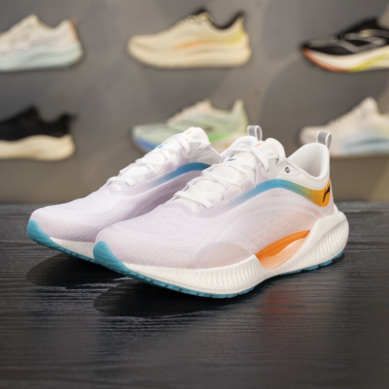 李宁正品超轻19男子防滑减震耐磨透气回弹低帮跑步鞋ARBS001-11