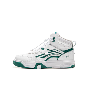 李宁正品SKATE 80S V2男女大童轻便回弹高帮运动休闲鞋YKCU194-11