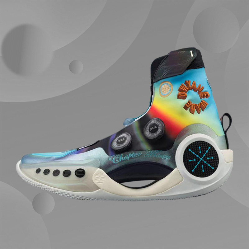 Lining/李宁正品韦德之道9男子耐磨减震高帮实战篮球鞋ABER003