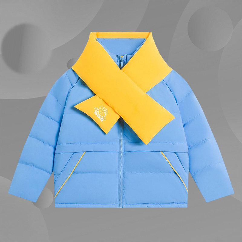 Lining/李宁正品X卓大王联名系列童装羽绒服男小童运动服YYMS109