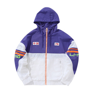 正品 外套春秋AJDN195 李宁休闲运动上衣男女国潮走秀款