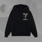 Harrington联名系列加绒宽松套头卫衣AWDRF79 Steven 李宁正品 新品