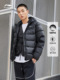 李宁短款 系列男子白鸭绒保暖外套AYMQ569 运动时尚 羽绒服男士 新款