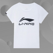 李宁正品 系列女子短袖 文化衫 Lining 舒适透气运动T恤 AHSR790