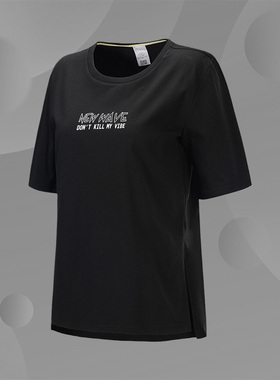 李宁正品短袖t恤女休闲时尚夏季透气运动生活系列简约上衣AHSP196