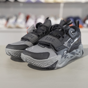 李宁正品怒放 TEAM男大童缓震回弹低帮防滑运动篮球鞋YKBV016-7