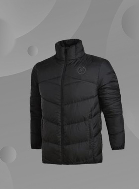 李宁男士短款羽绒服17新款运动时尚休闲上衣外套运动服AYMM127