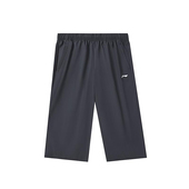 AKQU419 李宁正品 乒乓球系列男子轻薄运动透气速干健身七分短裤