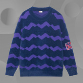 宽松保暖休闲套头编织衫 日进斗金男女同款 AMBT051 李宁正品 Lining