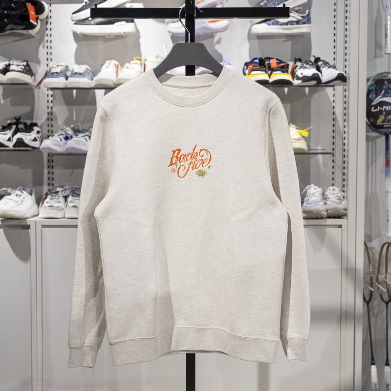 李宁正品反伍BADFIVE草木皆兵男子圆领舒适透气运动卫衣AWDS653-8