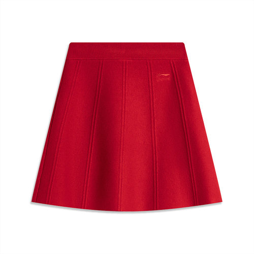 李宁正品女大童运动短裙