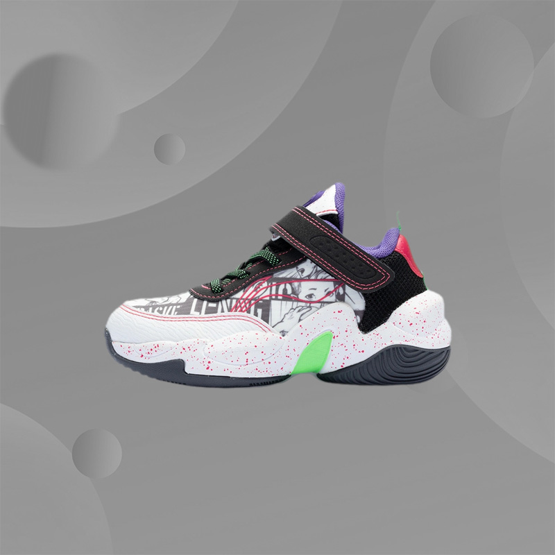 李宁童鞋秋冬男小童先锋减震回弹魔术贴运动休闲厚鞋 YKNR084